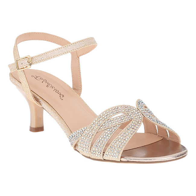 AUDREY-03 zapatos de fiesta y ceremonia oro talla 37 - 38